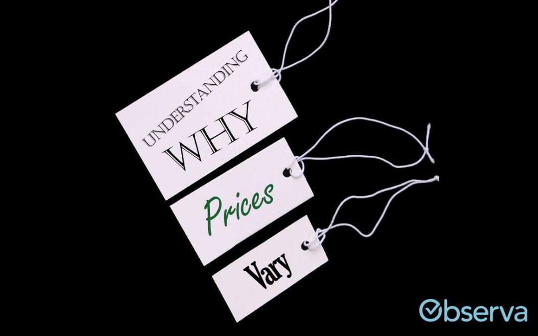 Understanding why prices vary from store to store